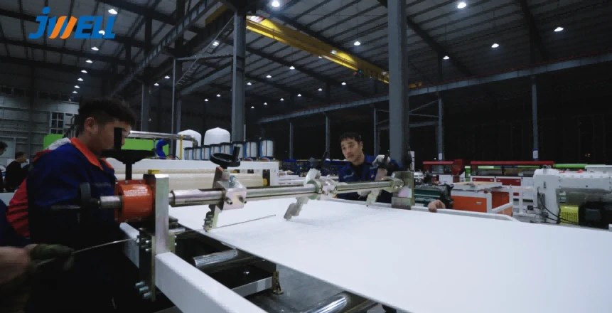 PVC carbon crystal board production line PVC carbon crystal board production line